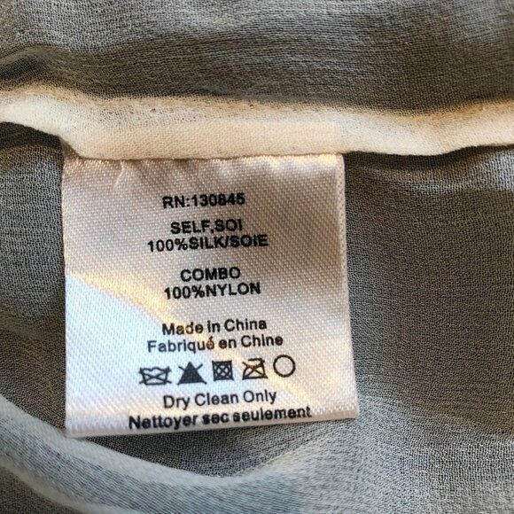 Anthropologie Vessel by timo Sheer Lace Raglan Short Sleeve Blouse Medium NWT - Picture 6 of 6